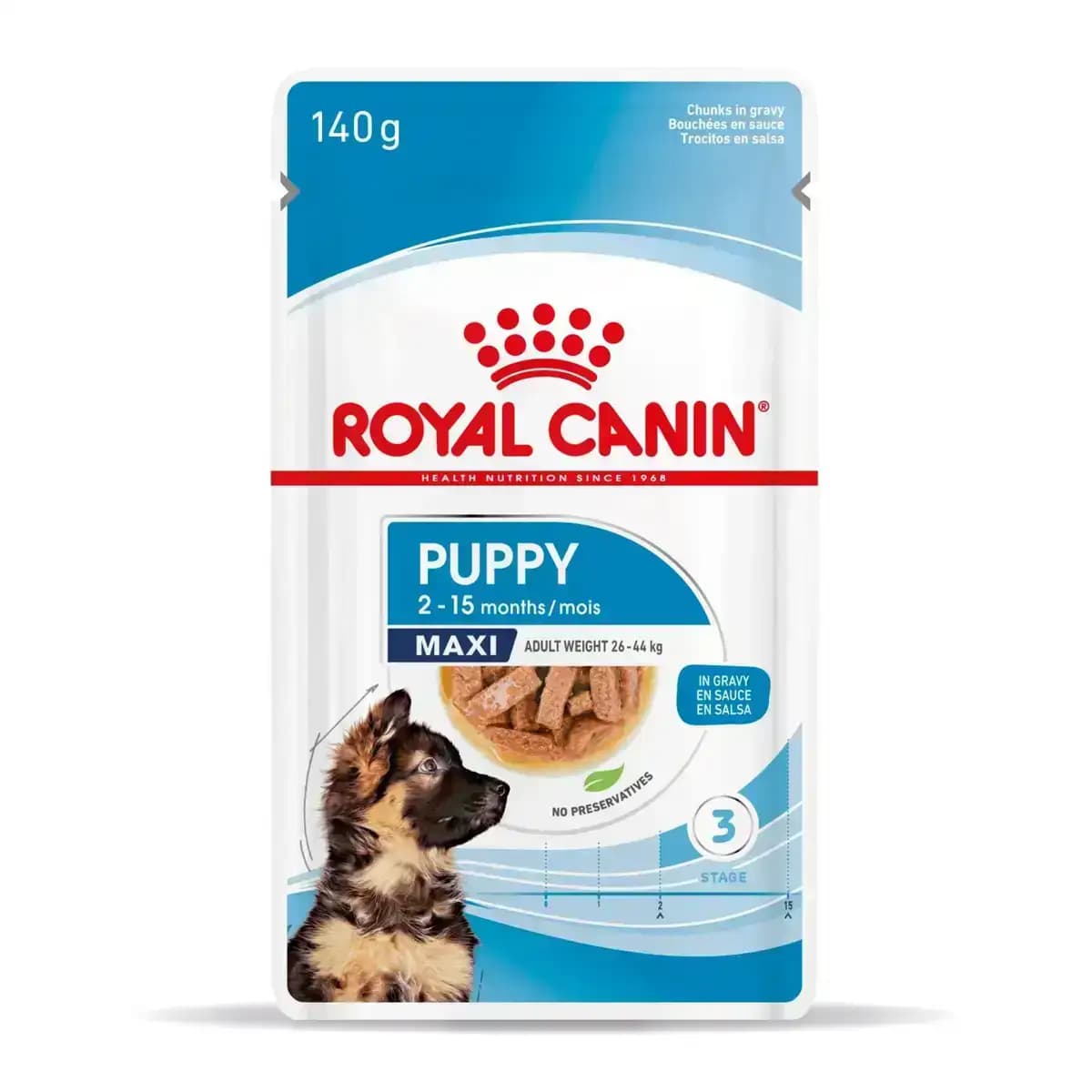 Royal Canin Maxi Puppy Gravy – Buy Royal Canin online India at Dr. Venky's Pet Store