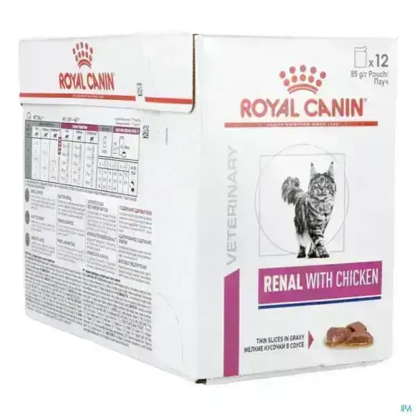 Royal Canin Renal Chicken Cat Wet Pouches – Buy Royal Canin online India at Dr. Venky's Pet Store